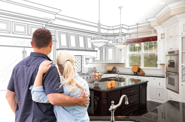 Professional Kitchen Island Installation technician working in Voorhees, NJ